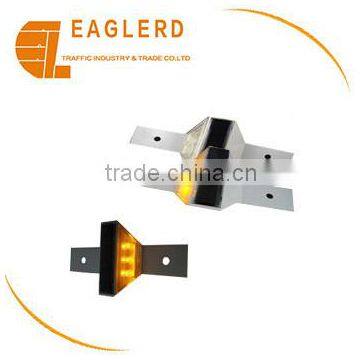 High brightness solar guardrail reflector