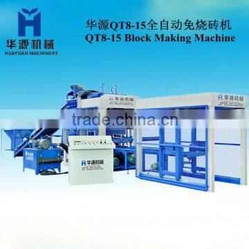 HY-QT8-15 full- automatic concrete block making machine or clay brick machine
