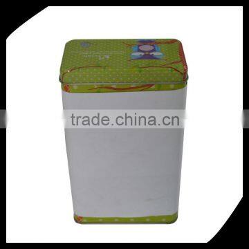 food safe small square tin box with FDA certificate