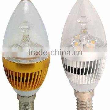 3W E14 led candle bulb for pendent lamps