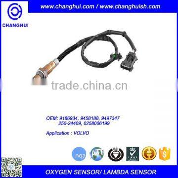 High Quality Auto Oxygen Sensor/ Lambda Sensor 9186934/ 9458188/ 9497347/ 250-24409/ 0258006199 VOLVO