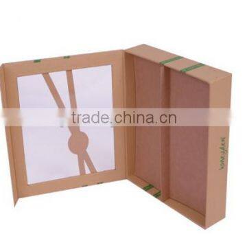 Customized Paper Box With Clear PVC Window/kraft Paper Box photo-2