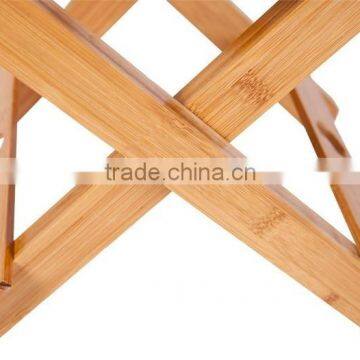 Bamboo Foldable Footstool Fishing Shower Step Square Stool Domestic Chair for Children Kids Leisure photo-3