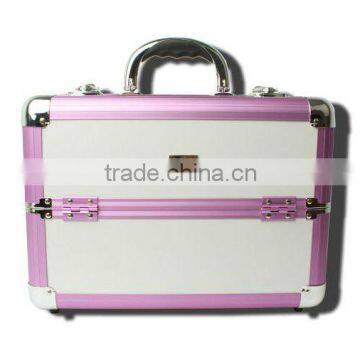 Pro Lavender Aluminum Makeup Case