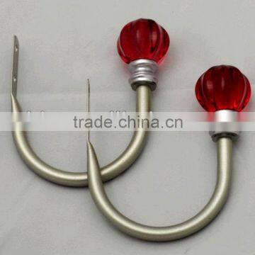 crystal curtain tieback hooks