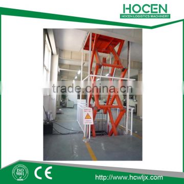 China manufactures scissor lift home elevator price for warehouse,dock,assembly lines