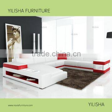 Foshan Living Room Furniture Leather Sofa Set Designs