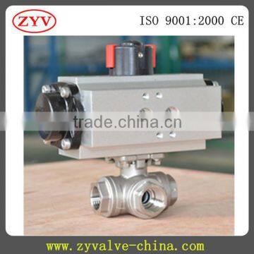 Hoting Selling Three-way Ball Valve With Direct Mounting Pad photo-4