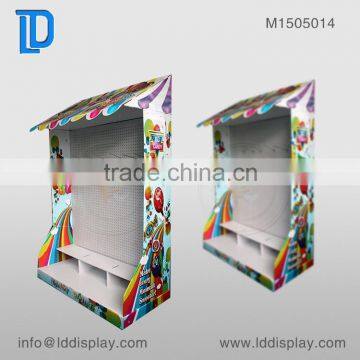 Display Stand with Hooks, Paper PDQ Display Box, Hooks Display Stand