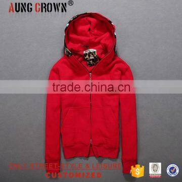 OEM Service Mens Casual Hoody With Zipper