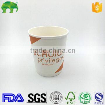 Environmental coffee paper cups, disposable plain paper cups with lid