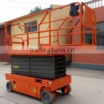 10m self-propelled hydraulic scissor lift