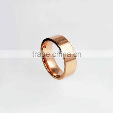 Available to engraved stainless steel blank rose gold ring design