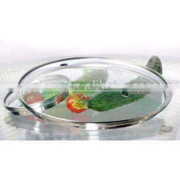12cm-36cm Fry Pan G Type Glass Lid/cookware Pan Cover photo-2