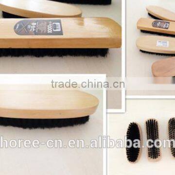 wooden shoe cleaning brush