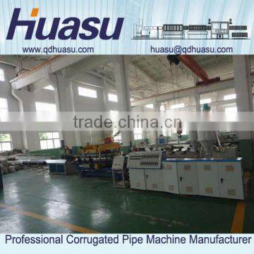 HDPE Single Wall Corrugated Pipe Extrusion Machinery