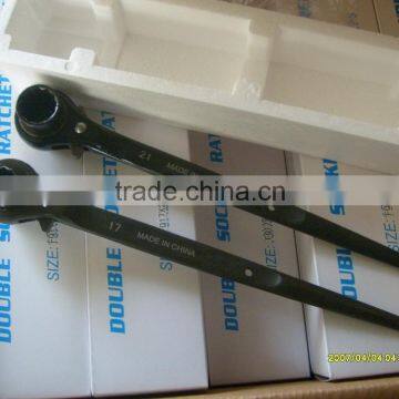 Double End Ratchet Wrench/Spanner 14 mm x 15 mm