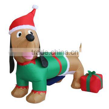 Inflatable dog decoration