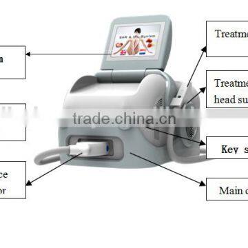 Portable IPL Shr Laser Permanent Hair Removal Machine