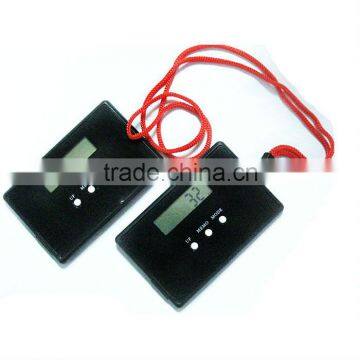 cheap promotional item 3d sensor multifunction pmemory edometer with lanyard gift pedometer