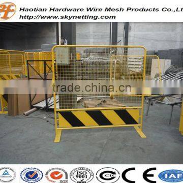 Powder Coating Yellow High Net Fencing Temporary Fence With Welded Wire Mesh Infilled photo-4