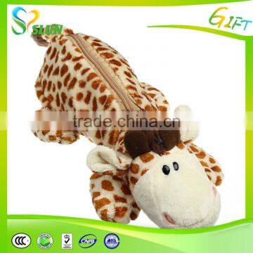 animal plush pencil bags bulk stocked kids school pencil holder bag