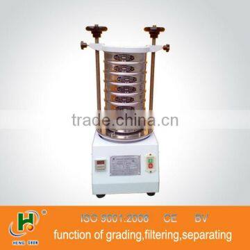 Particle size analysis test sieve with timer controller