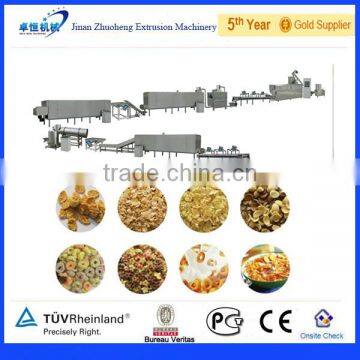 2014 hot sales breakfast cereal/corn flakes making machine/making line with ISO and CE certification