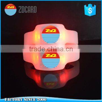 2016 newest Radio Controlled RFID Flashing LED Wristband for activities event