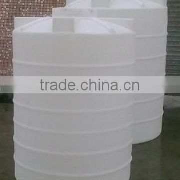 Plastic rain water storage tank