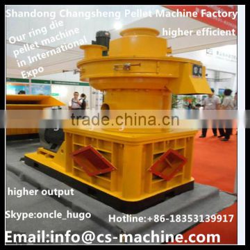 CSPM 2015 CE certified ring die high capacity wood shavings pellet machine for sale