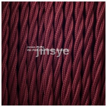 Retro round cotton braided fabric electrical cable price list 2016