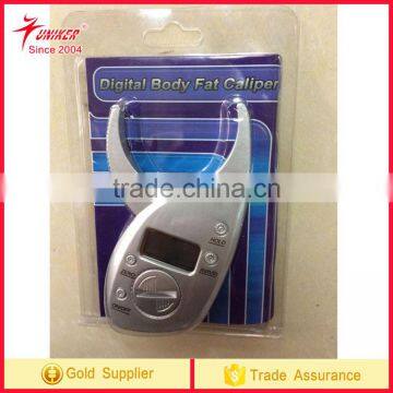 Digital body fat caliper and body measure tape