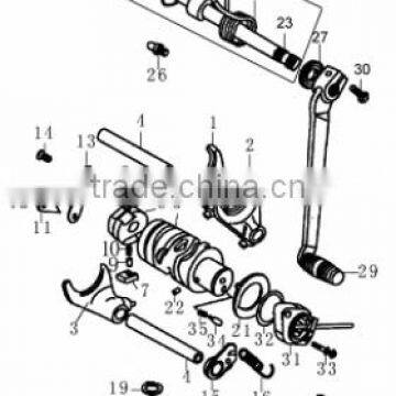 Loncin gn300 engine parts gn300 gear shifting