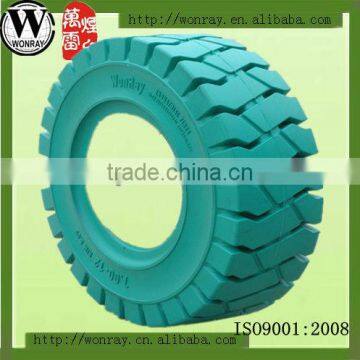 high performance 266*160 non-marking tires colorful solid tyres for industrial forklift