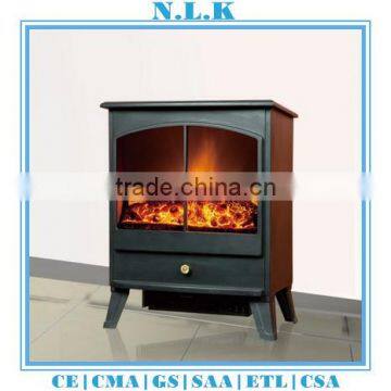 HIGH quality antique electri decorative electric fireplace with CE certificate freestanding led electrical fireplace