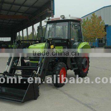 BOMR FIAT Gearbox luxurious cab wheeled tractor (554 Front loader)