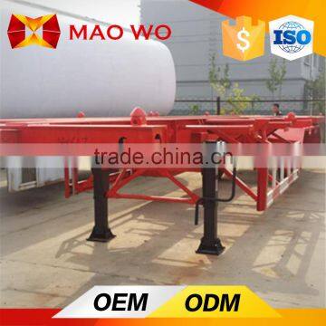 Cheap Price Tri-axle 40ft Skeletal Container Semi Trailer for Sale photo-2