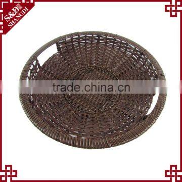 Wholesales Supermarket PE Rattan Plastic Display Stand for Fruit Vegetable photo-5