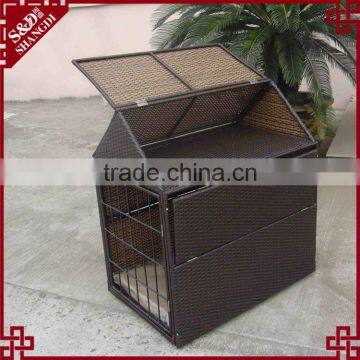 Best Wicker & Metal Craft Outdoor Cat or Dog Using Waterproof Pet House photo-2