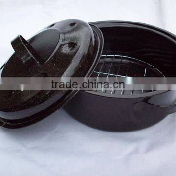 cookware set enamel Round Roaster pan