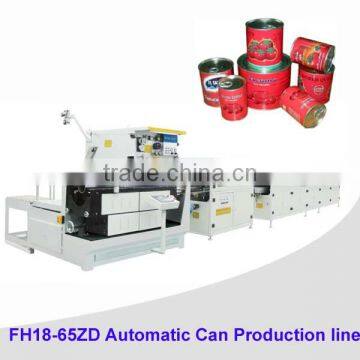 Complate Automatic Food tin can machinery for food packing