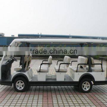 Suitable Price 11 Seater Beautiful Design Sightseeing Car Electric Shuttle Bus photo-2