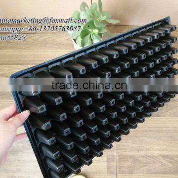 Black PS Material Plastic Type Plant Seed Growing Tray/ Vegetable Seedling Propagator/Flower Nursery Germination Tray photo-4