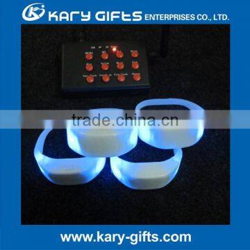 Wedding Event RF Bracelets Led Radio Remote Control Flashing Wristband photo-2