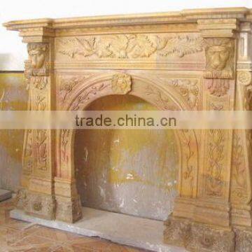 Italian Style Marble Carving Fireplace photo-4