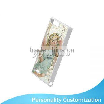 Wholesale White 2D 5 Inch Sublimation Hard Plastic Mobile Phone Cover For Huawei Ascend P7