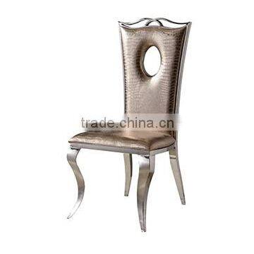 Hot Sale Stainless Steel Modern Dining Chair B406 photo-5