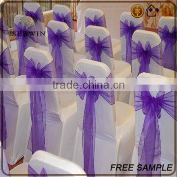 New Arrival Organza Fabric Chair Wedding Belts and Sashes photo-2
