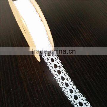 African Cheap White Lace Fabric Making Ribbon Deco photo-2